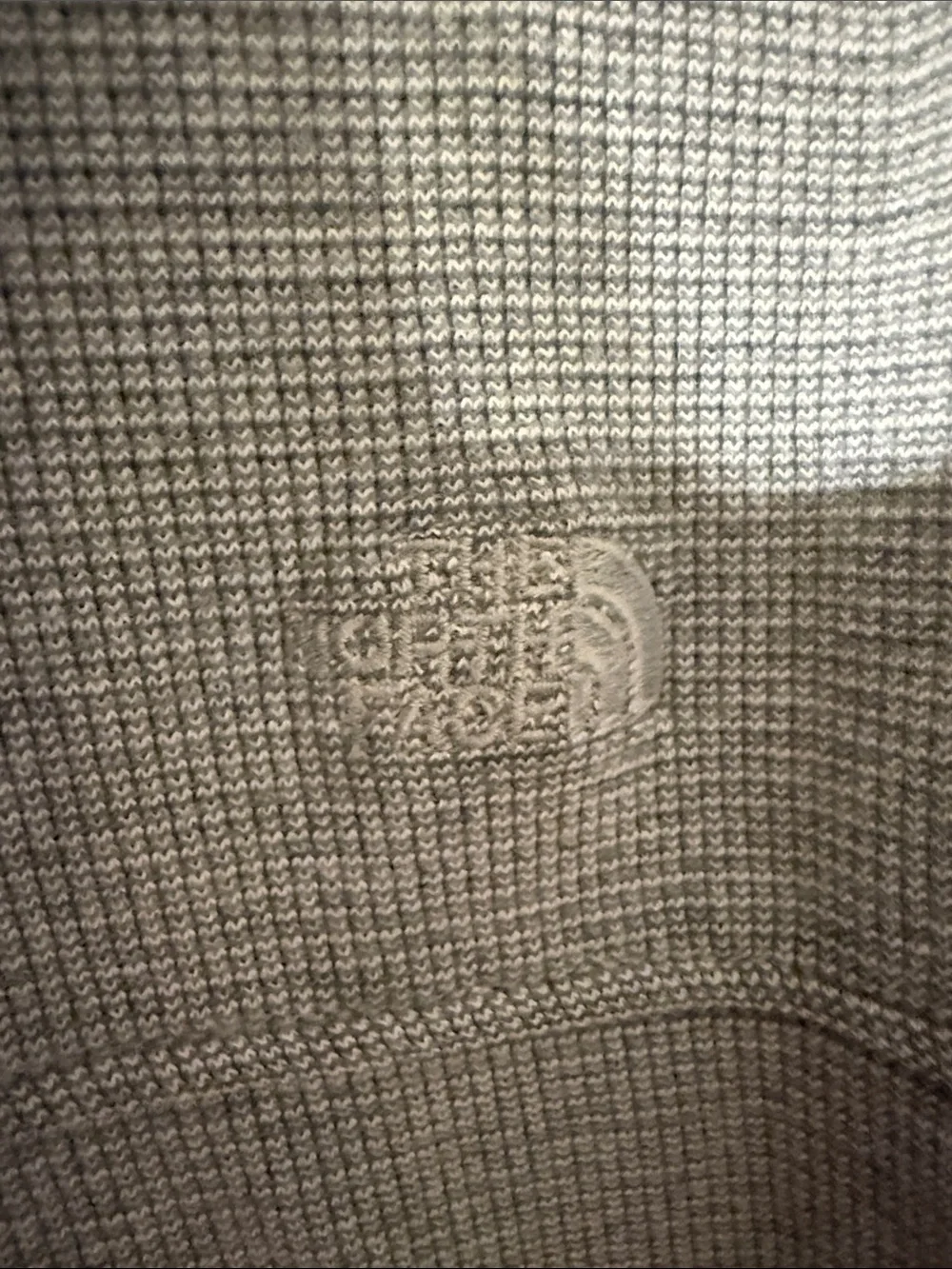 The North Face Light Gray Hooded Pullover Sweatshirt